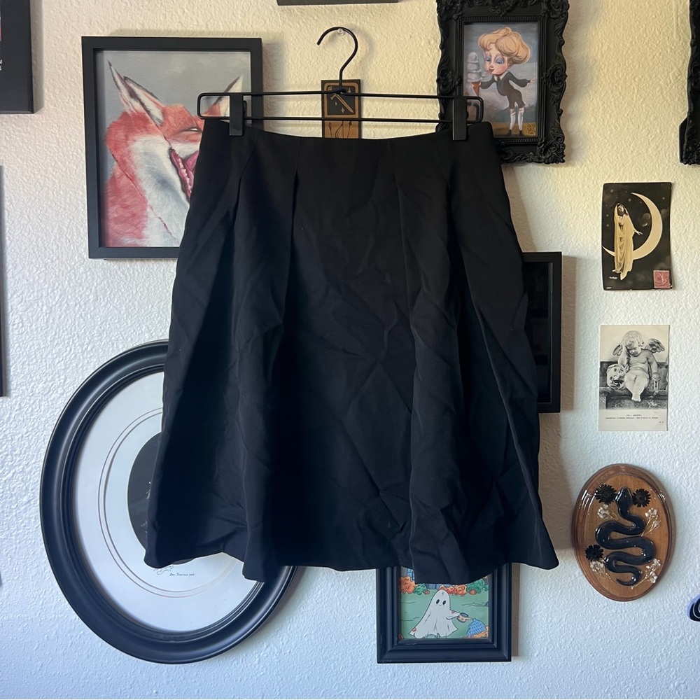vintage burberry midi skirt